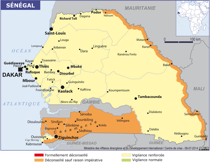 Le Sénégal face à la menace terroriste